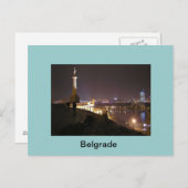 Carte Postale postcard Belgrade monument winner (Devant / Derrière)