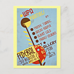 Carte Postale Postcard-Boston WPA Posters-5