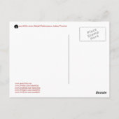 Carte Postale POSTcard GLAM GOLD (Dos)