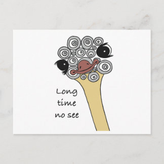 Carte Postale Postcard Long time no see