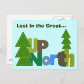 Carte Postale PostCard-Lost dans le Grand Nord (Devant / Derrière)