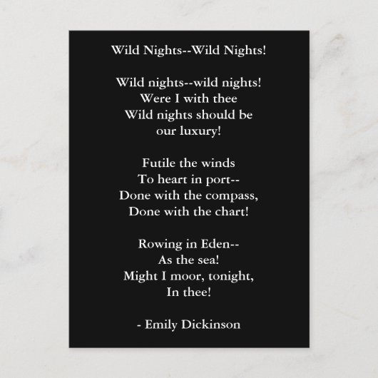 Carte Postale Postcard-Love Art-Love Poem 10 (Devant)