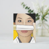 Carte Postale Postcard Lucy Lu Kill Bill (Debout devant)