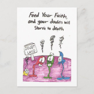 Carte Postale Postcard of animated funny church sayings