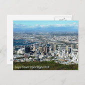 Carte Postale Postcard of Cape Town from Signal Hill (Devant / Derrière)