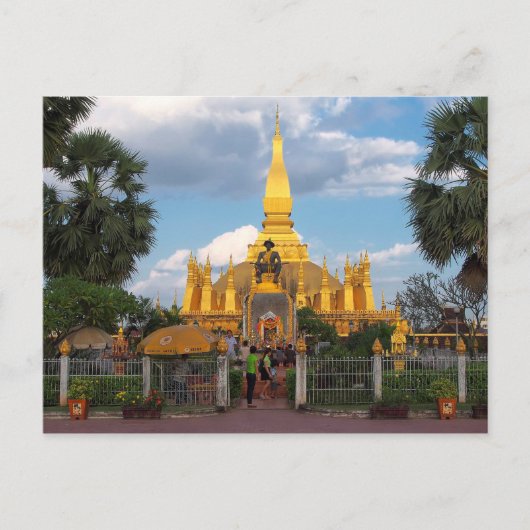 Carte Postale Postcard Pha Than Luang stupa Vientiane Laos (Devant)