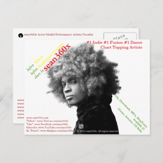 Carte Postale PostCard sean360x BE (Devant / Derrière)