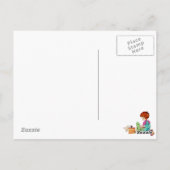 Carte Postale Postcard The boy and the dog (Dos)