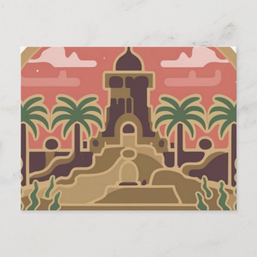 Carte Postale postcard ,town of 'GHARDAIA' in Algeria (Devant)