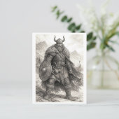Carte Postale Postcard. Viking warrior (Debout devant)