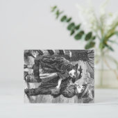 Carte Postale Postcard - Vintage Winter Scene (Debout devant)