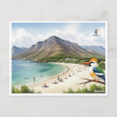 Carte Postale Postcard Volcano & Feather (Dos)