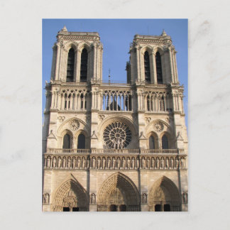 Carte Postale Postcard with Notre Dame de Paris cathedral
