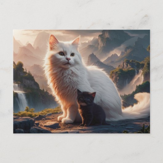 Carte Postale Postcards Cat Série 11 04 (Devant)