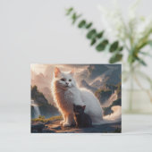 Carte Postale Postcards Cat Série 11 04 (Debout devant)