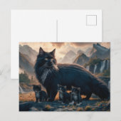 Carte Postale Postcards Cat Série 11 21 (Devant / Derrière)