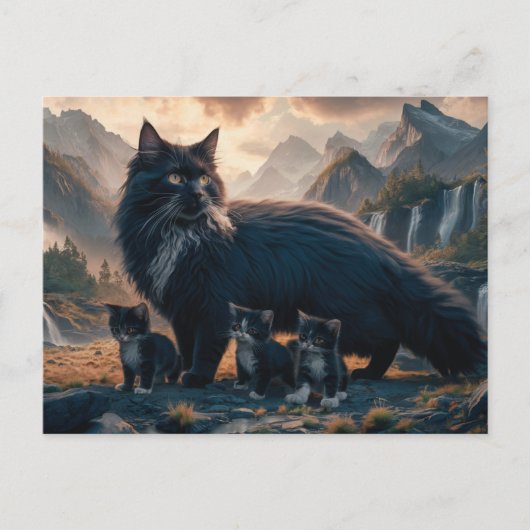 Carte Postale Postcards Cat Série 11 21 (Devant)