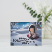 Carte Postale Postcards happy valentine's day  (Debout devant)