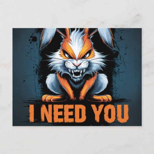 Carte Postale Postcards I Need You 05 (Devant)
