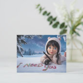 Carte Postale Postcards I Need You 07 (Debout devant)
