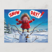 Carte Postale Postcards Snow Day 07 (Devant)