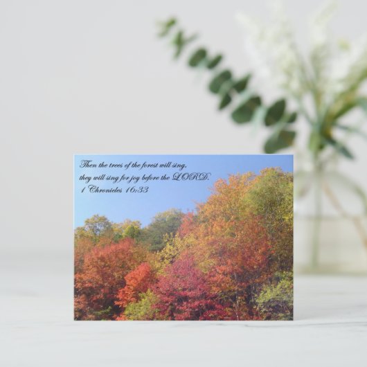 Carte Postale Postcards : Trees Sing (Debout devant)