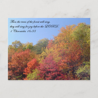 Carte Postale Postcards : Trees Sing