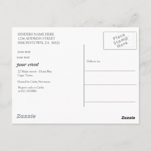 Carte Postale Postcart Anton Pieck (Dos)