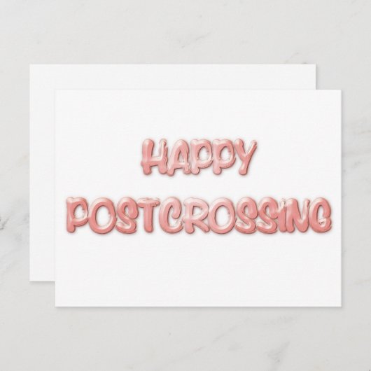 CARTE POSTALE POSTCROISEMENT HEUREUX (Devant / Derrière)