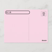 Carte Postale Postcrossing - Joyeux Anniversaire les chats (Dos)