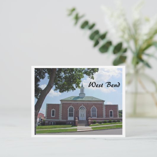 Carte Postale Poste (Debout devant)