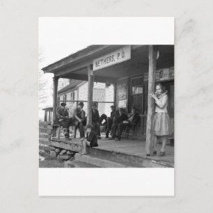 Carte Postale Poste à Nethers, 1935