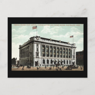 Carte Postale Poste Cleveland Ohio 1910 Vintage