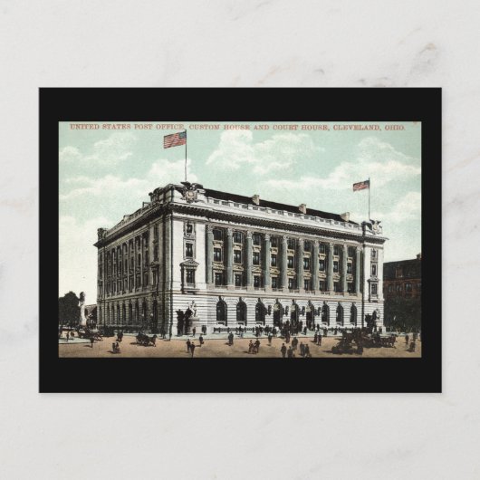 Carte Postale Poste Cleveland Ohio 1910 Vintage (Devant)