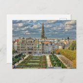 Carte Postale poste de Bruselas en Bélgica (Devant / Derrière)