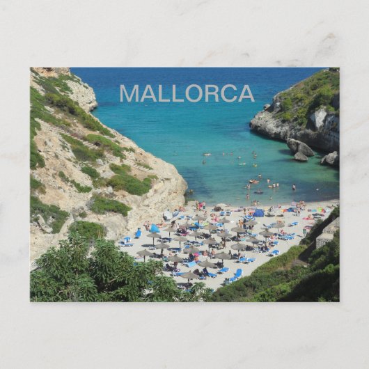 Carte Postale Poste de Calas de Mallorca (Devant)