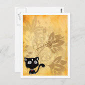 Carte Postale Poste de chat (Devant / Derrière)