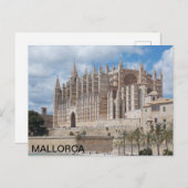 Carte Postale Poste de la Catedral de Palma de Mallorca (Devant / Derrière)