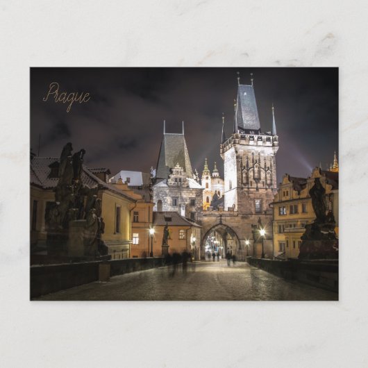 Carte Postale poste de la ciudad de Praga en República Checa (Devant)