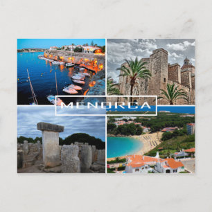 Carte Postale Poste de la isla de Menorca - Minorque