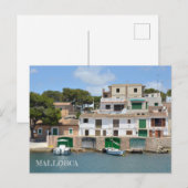 Carte Postale Poste de Porto Petro en Mallorca (Devant / Derrière)