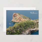 Carte Postale Poste de Sa Foradada en Deià, Majorque (Devant / Derrière)