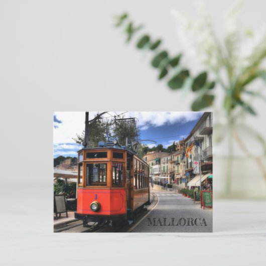 Carte Postale poste de Soller en la isla de Mallorca (Debout devant)