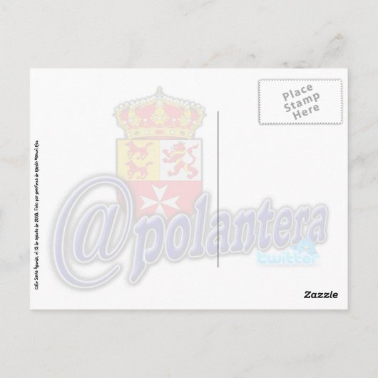 Carte Postale Poste de Tarjeta (Dos)