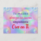 Carte Postale Poste de Tarjeta - Cris en Ti (Devant)