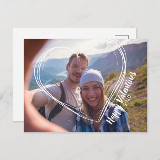 Carte Postale Poste de Valentines (Devant / Derrière)