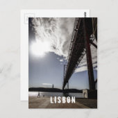 Carte Postale Poste Lisbonne, Portugal (Devant / Derrière)