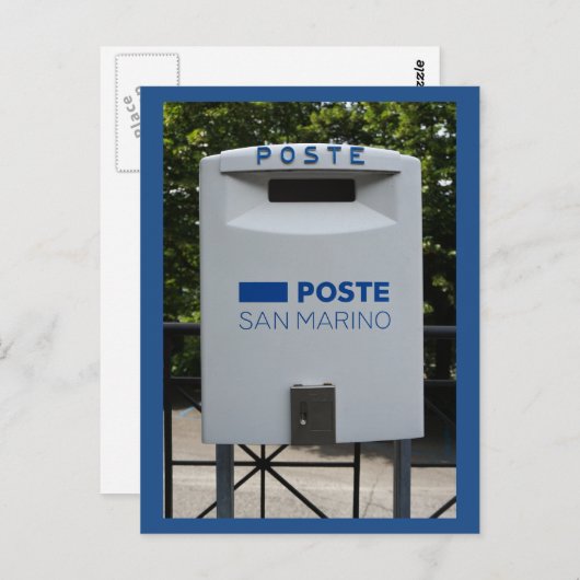 Carte Postale Poste Saint-Marin (Devant / Derrière)