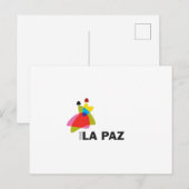 Carte Postale Poste Tarjeta Vive La Paz (Devant / Derrière)