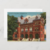 Carte Postale Poste vintage, Abingdon, Virginie (Devant / Derrière)